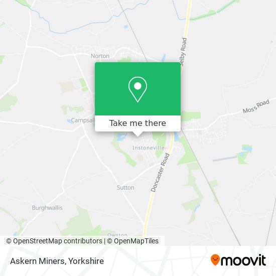 Askern Miners map