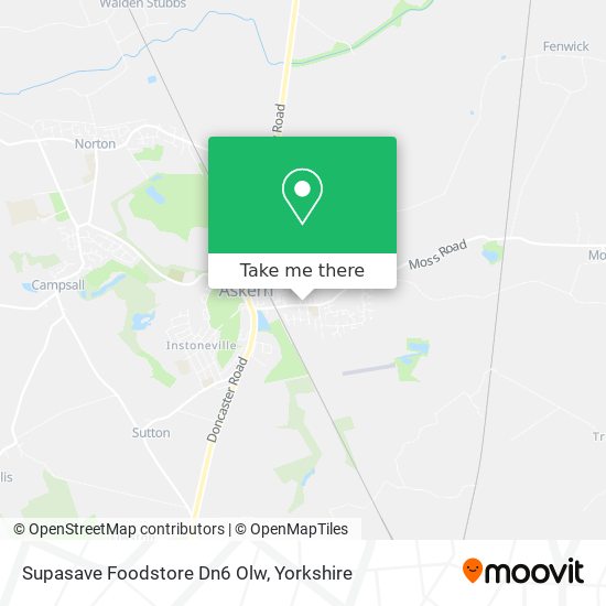 Supasave Foodstore Dn6 Olw map