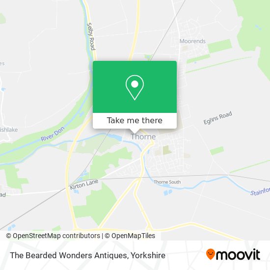 The Bearded Wonders Antiques map