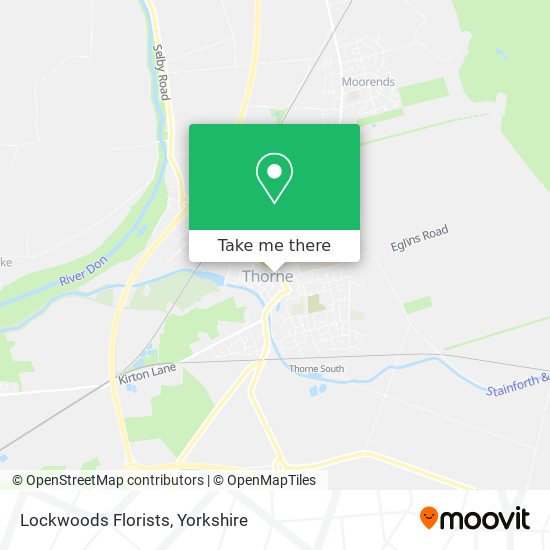 Lockwoods Florists map