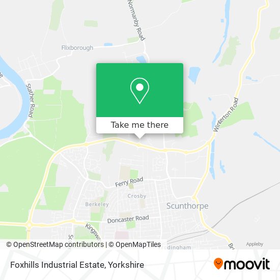 Foxhills Industrial Estate map