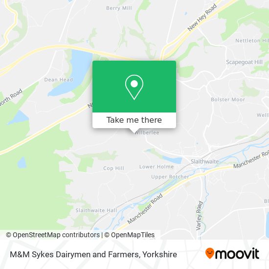 M&M Sykes Dairymen and Farmers map