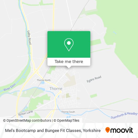 Mel's Bootcamp and Bungee Fit Classes map