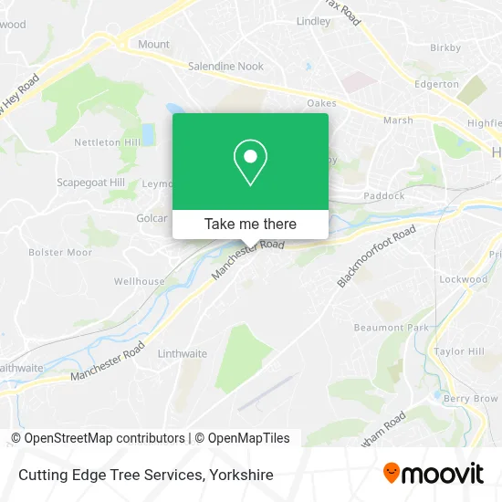 Cutting Edge Tree Services map