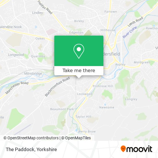 The Paddock map