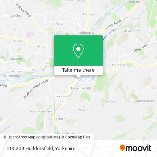 Tr05209 Huddersfield map