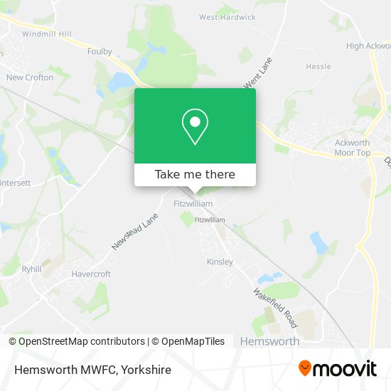 Hemsworth MWFC map