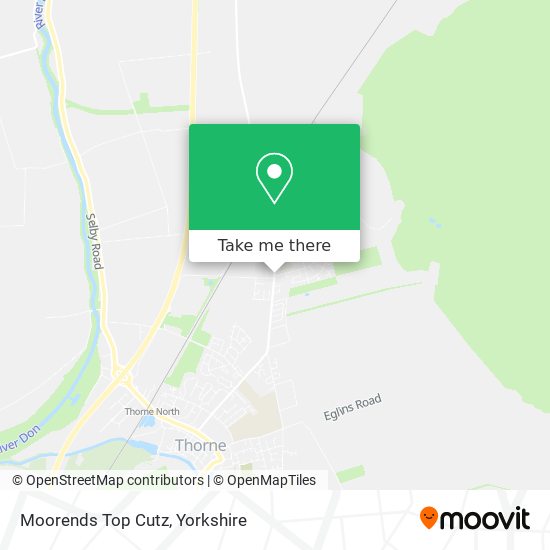 Moorends Top Cutz map