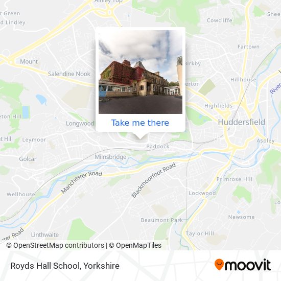 Royds Hall School map