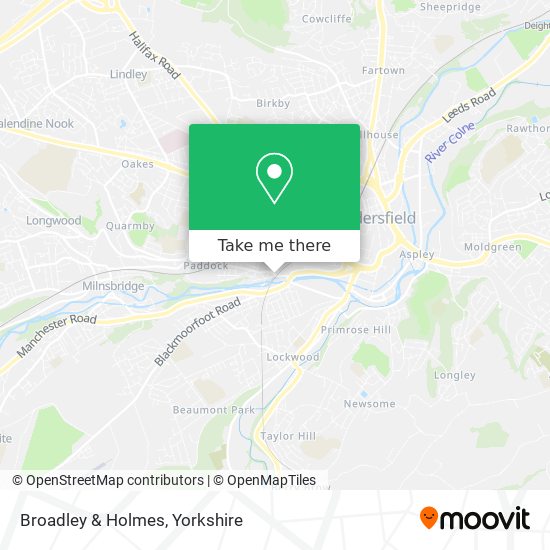 Broadley & Holmes map