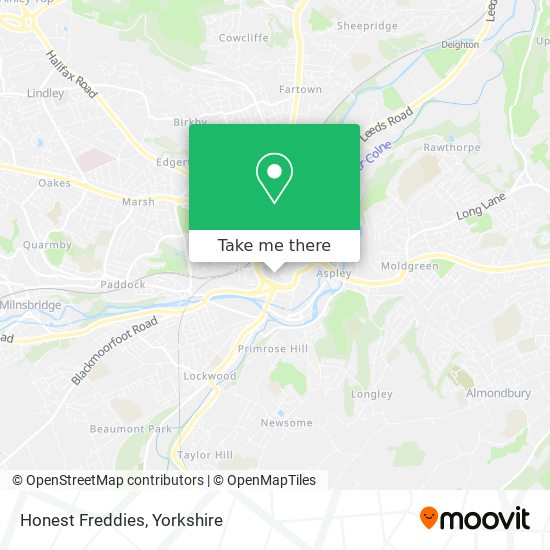 Honest Freddies map