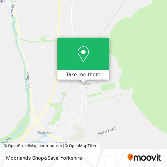 Moorlands Shop&Save map