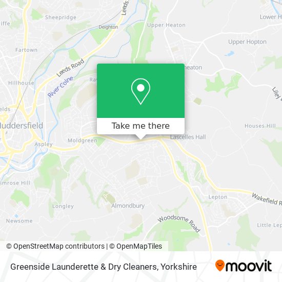 Greenside Launderette & Dry Cleaners map