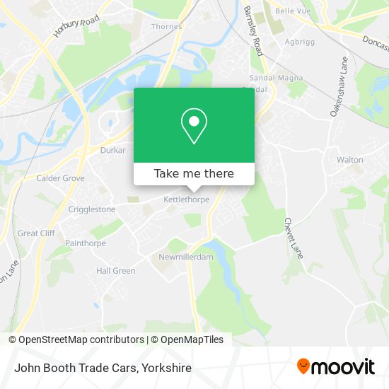 John Booth Trade Cars map