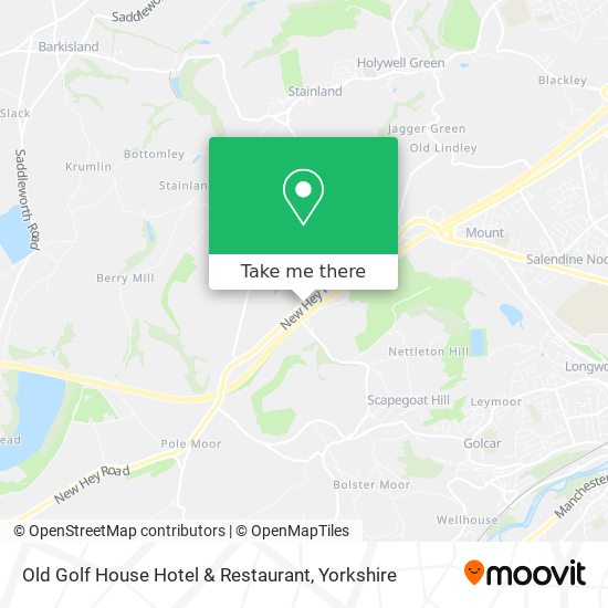 Old Golf House Hotel & Restaurant map