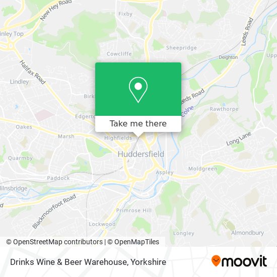 Drinks Wine & Beer Warehouse map