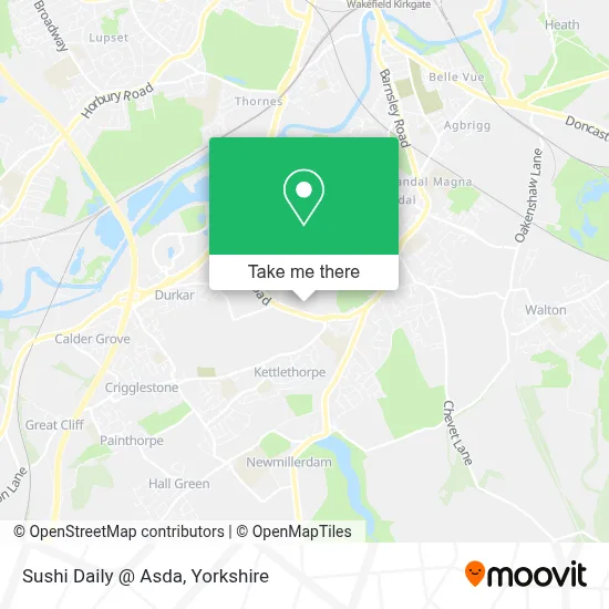 Sushi Daily @ Asda map