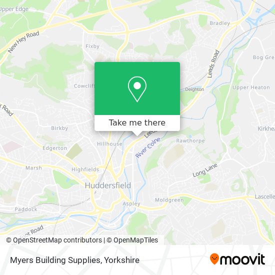 Myers Building Supplies map