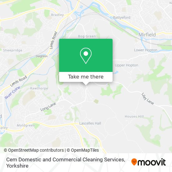 Cem Domestic and Commercial Cleaning Services map