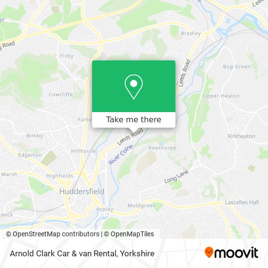 Arnold Clark Car & van Rental map