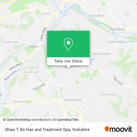 Shaw T A's Hair and Treatment Spa map