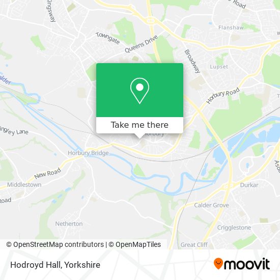 Hodroyd Hall map