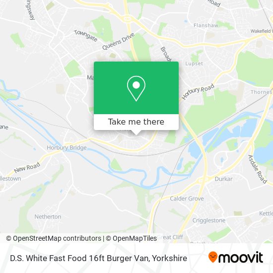 D.S. White Fast Food 16ft Burger Van map