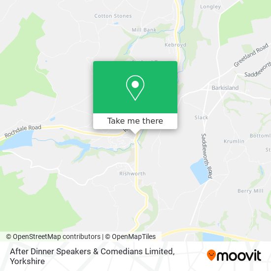 After Dinner Speakers & Comedians Limited map