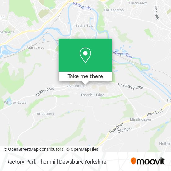 Rectory Park Thornhill Dewsbury map