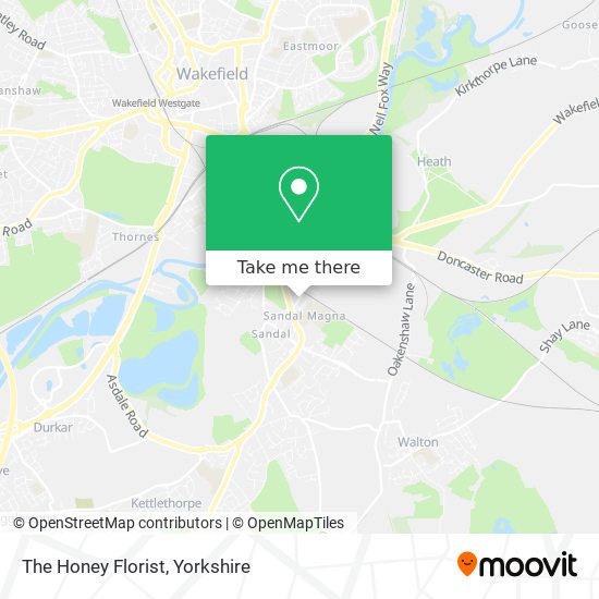 The Honey Florist map