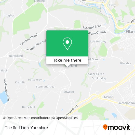 The Red Lion map