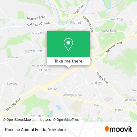 Pennine Animal Feeds map