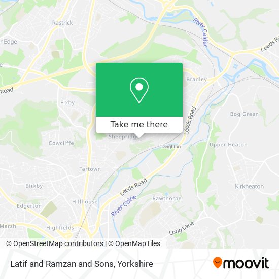 Latif and Ramzan and Sons map
