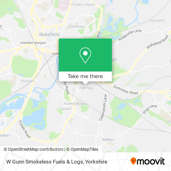 W Gunn Smokeless Fuels & Logs map