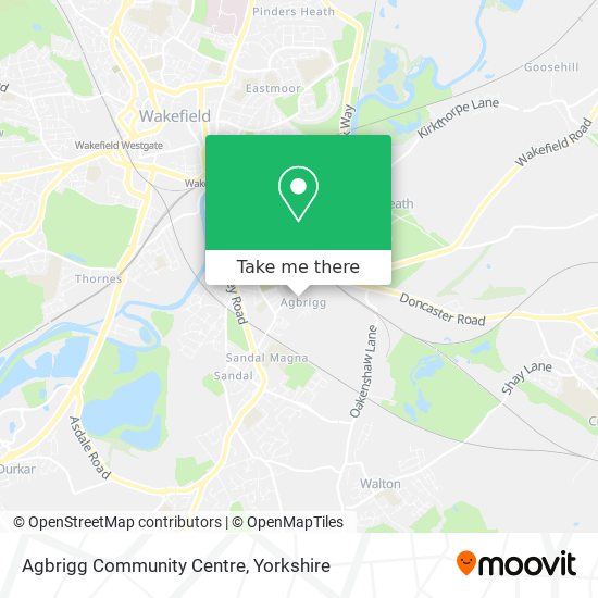 Agbrigg Community Centre map