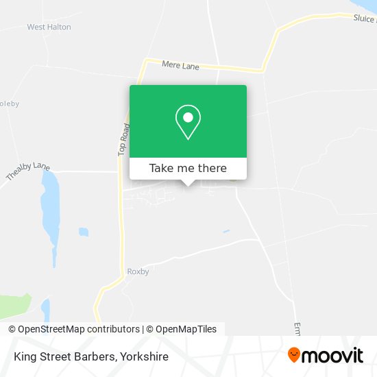 King Street Barbers map