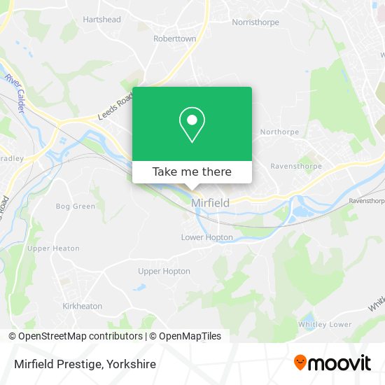 Mirfield Prestige map