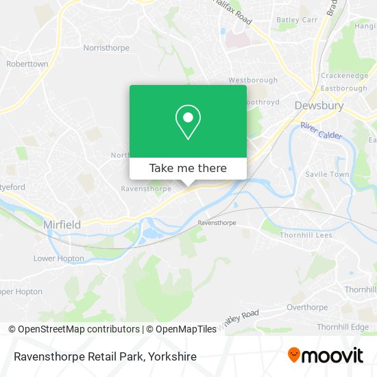 Ravensthorpe Retail Park map