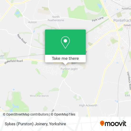 Sykes (Purston) Joinery map