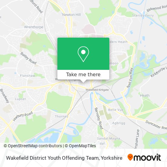 Wakefield District Youth Offending Team map