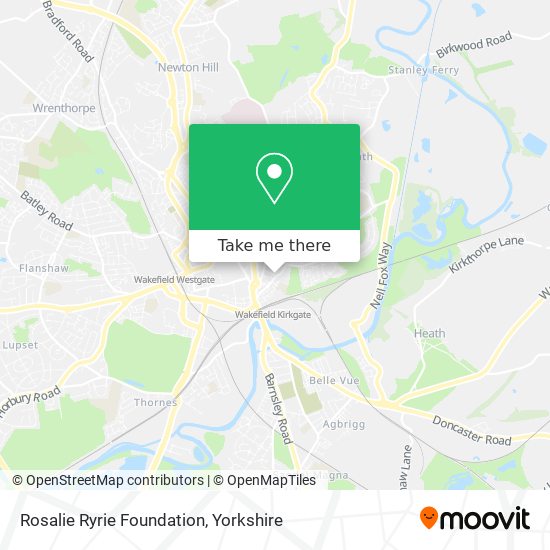 Rosalie Ryrie Foundation map