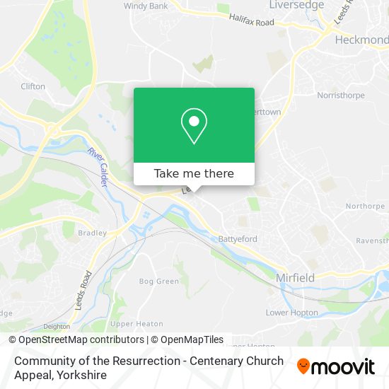 Community of the Resurrection - Centenary Church Appeal map