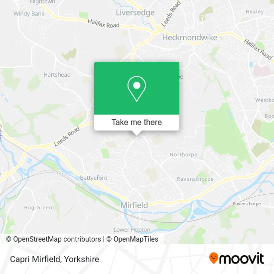 Capri Mirfield map