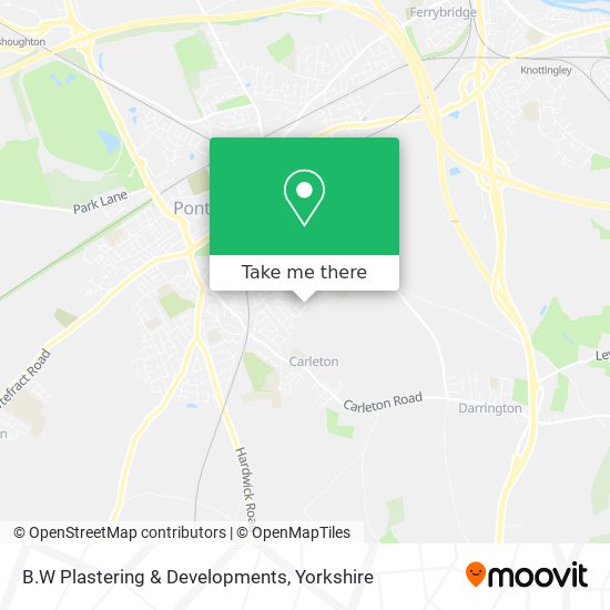 B.W Plastering & Developments map