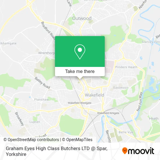 Graham Eyes High Class Butchers LTD @ Spar map