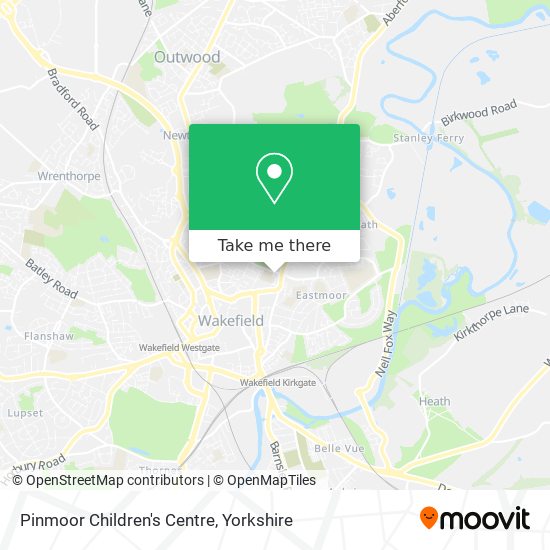 Pinmoor Children's Centre map
