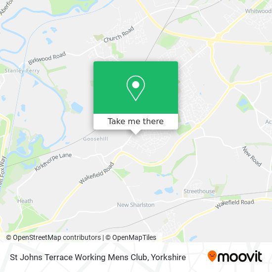 St Johns Terrace Working Mens Club map