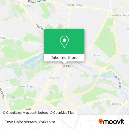 Envy Hairdressers map