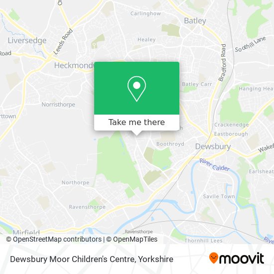 Dewsbury Moor Children's Centre map