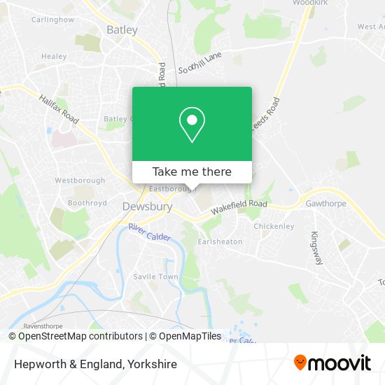 Hepworth & England map